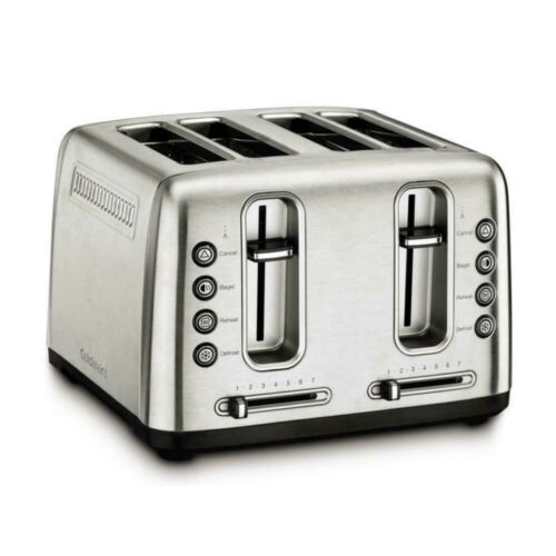 Cuisinart Rbt-4900pc Stainless Steel 4-slice Toaster With Shade Control, Brush