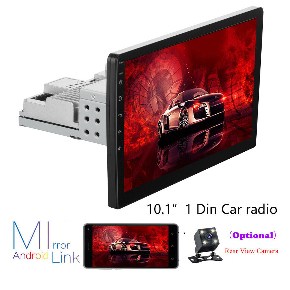 Android 10.0 10.1inch Single 1din Car Stereo Radio Player Wifi Gps Mirror Link